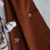 Вискоза кудрявая, цвет: коричневый, ворс 6мм, арт. DM180-09